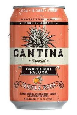 Cantina - Grapefruit Paloma (4 pack bottles) (4 pack bottles)