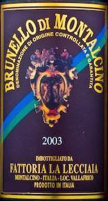 Fattoria La Lecciaia - Brunello di Montalcino NV